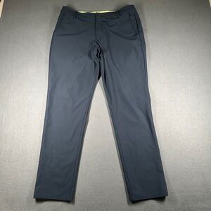 Bird Dogs Golf Pants Mens 34x32‎ Blue Lightweight Slim Fit Zipper Pocket Active